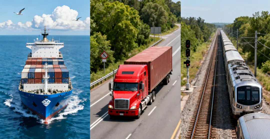 海运与陆运、、、铁运的本钱时效比照：：：何种情形选择海运更划算？？？